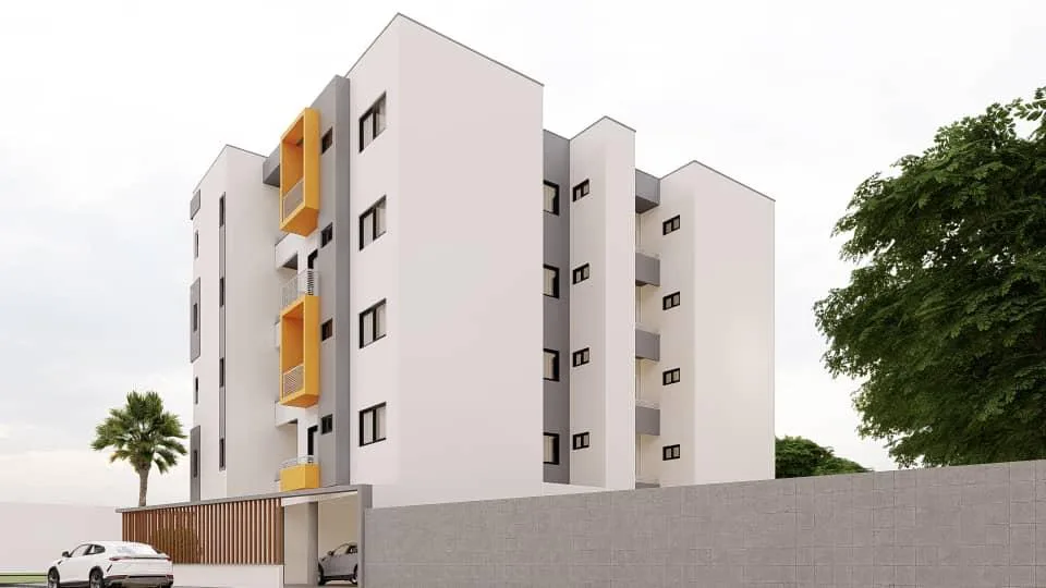 Immeuble résidentiel R+5 à Yaoundé — vue 5 — K-Construction, entreprise de génie civil et BTP au Cameroun